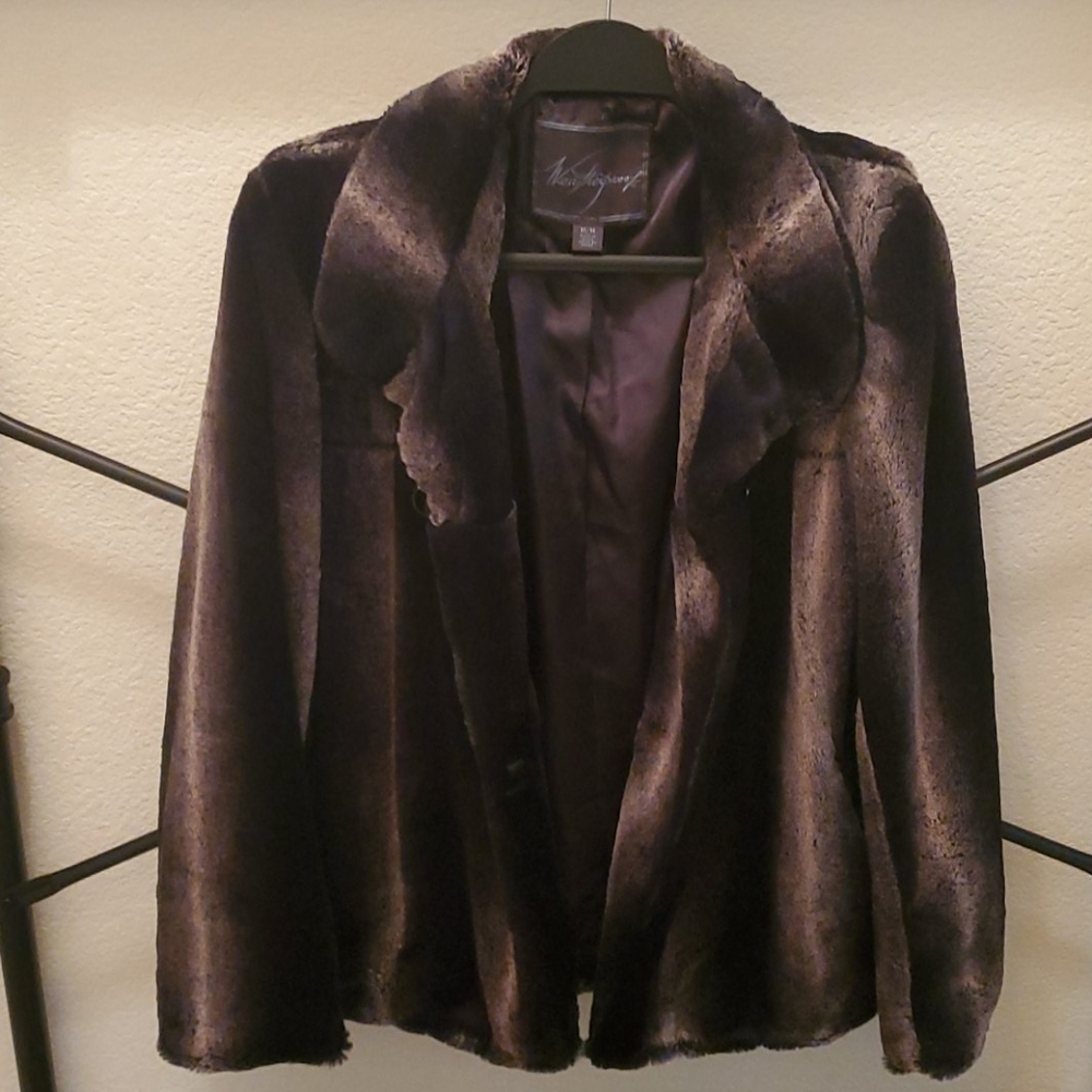 Faux fur jacket
